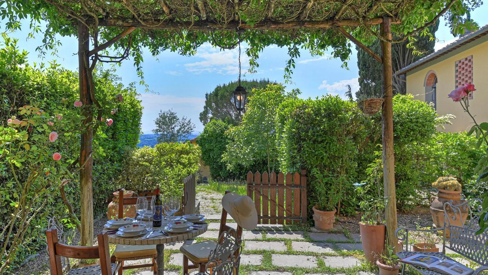 Tuscan Home Panoramic Hills Terrace - Happy Rentals Rignano Sull Arno 0*,
